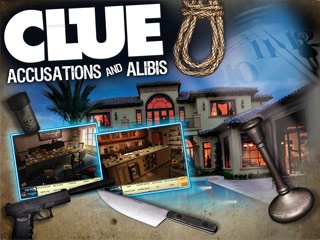 CLUE - Accusations and Alibis game